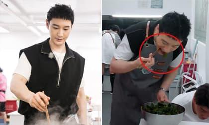 Huỳnh Hiểu Minh bị chê mất vệ sinh khi nấu ăn vì thói quen tưởng như vô hại