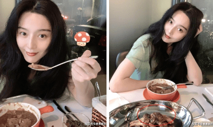 Chẳng hề 'trầy trật' hậu bê bối trốn thuế, Phạm Băng Băng cho thấy độ chịu chơi qua bữa ăn siêu sang 