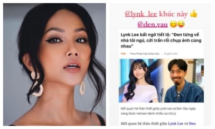 Lynk Lee hé lộ từng thân thiết, ngủ chung với Đen Vâu: H'Hen Niê phản ứng thế nào?
