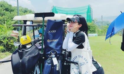 Trước quan điểm học chơi golf để kiếm chồng giàu, bạn gái cầu thủ Huy Hùng phản pháo