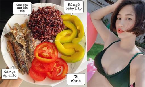 Vợ Tiến Dũng (The Men) thực hiện chế độ Eat clean để giảm cân, nhìn món ăn đẹp mà ngon khiến chị em mê tít