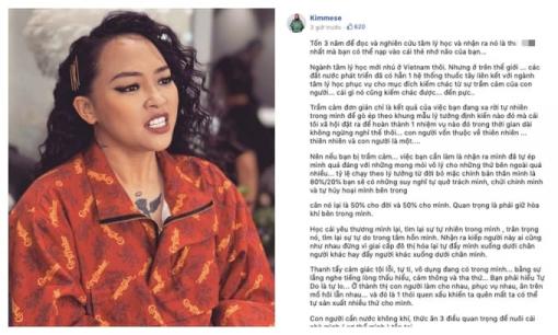 Rapper Kimmese gây tranh cãi dữ dội với quan điểm trị bệnh trầm cảm: 'Đừng dùng thuốc tây'
