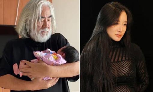 Tiêt lộ hình ảnh con gái mới sinh của 'ông trùm' U70 phim võ hiệp Kim Dung 