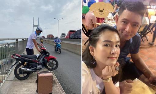 Vợ đại gia bị kẹt xe 3 tiếng, siêu mẫu Bình Minh phi xe máy đến 'giải cứu'
