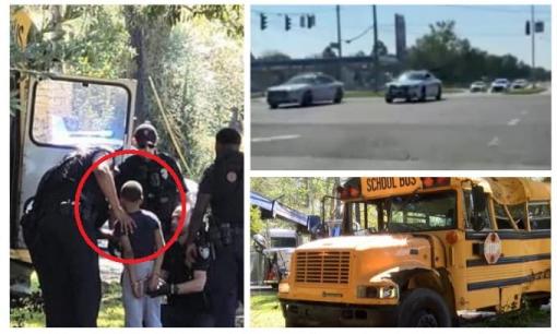 Chuyện thật như đùa: Cậu bé 11 tuổi cướp xe bus nhà trường khiến cảnh sát có màn rượt đuổi như phim hành động