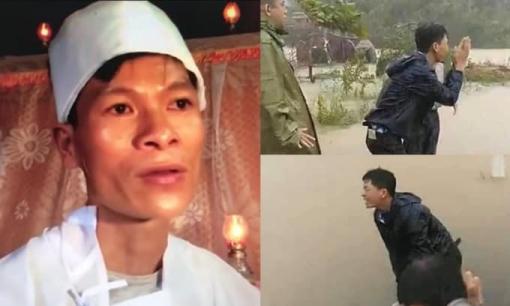 Xót xa lời kể của người chồng chứng kiến vợ bị nước cuốn trên đường đi đẻ: 'Lúc thuyền lật em thấy vợ đưa tay với mà không cứu được'