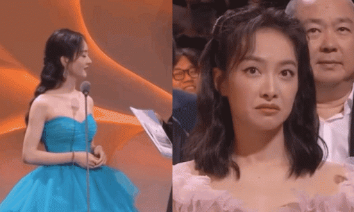 Triệu Lệ Dĩnh lên sân khấu Kim Ưng, Tống Thiến ở dưới bĩu môi làm bùng lên tranh cãi 'bằng mặt không bằng lòng' 