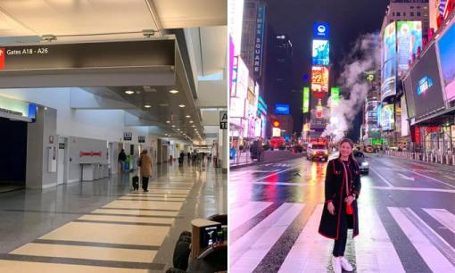 Thanh Thảo đăng ảnh chụp tại thiên đường du lịch ở Mỹ, khung cảnh đằng sau vắng tanh do ảnh hưởng của dịch Covid-19