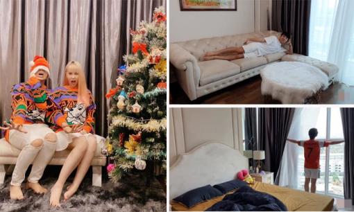 Sau biệt thự như lâu đài, Cris Phan hé lộ không gian sống trong căn hộ của hai vợ chồng