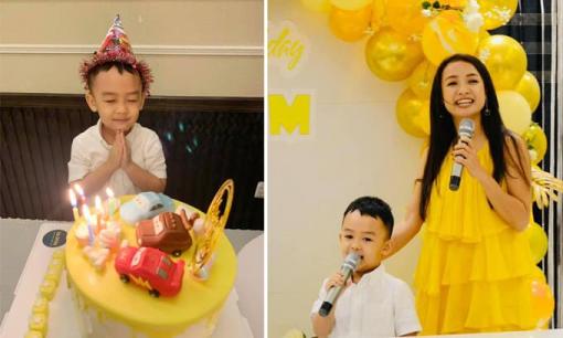 Lê Bê La mừng sinh nhật con trai, chồng đạo diễn vắng bóng giữa tin đồn rạn nứt