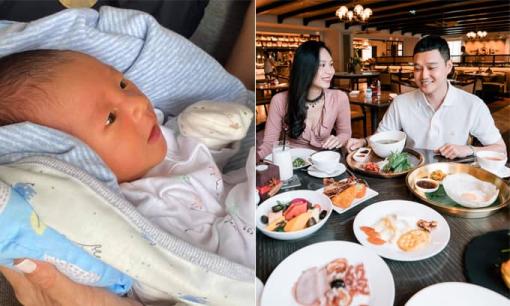MC/diễn viên Thiên Thanh - bạn thân của Quang Vinh sinh con đầu lòng