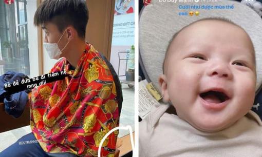 Duy Mạnh 'xuất đầu lộ diện' sau khi bị kéo vào drama của Quang Hải - Huỳnh Anh, bị vợ trêu 'nhìn như bà đẻ'