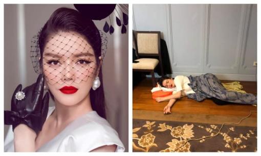 Lộ ảnh Lý Nhã Kỳ ngủ say trong hậu trường, nhan sắc có còn như mơ?