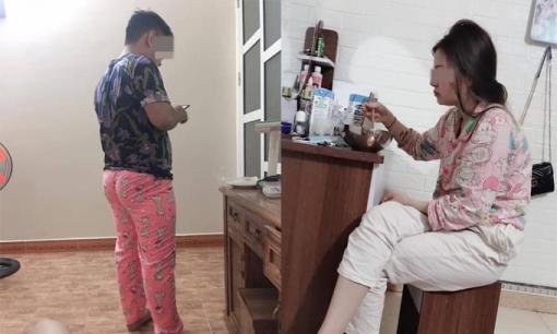 Đang bầu bí, vợ bắt chồng mặc quần nữ đứng nhún nhảy lại còn đăng lên mạng xã hội để 'mua vui'