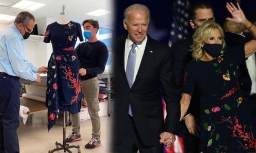 Chiếc váy trăm triệu bà Jill Biden diện 'tẩu tán' trong nháy mắt - dấu hiệu soán ngôi Melania để trở thành 'biểu tượng thời trang' Nhà Trắng?