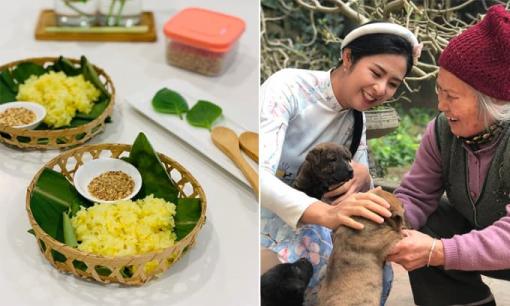 Hoa hậu Ngọc Hân chia sẻ công thức nấu xôi đậu xanh của bà ngoại: Món ngon trong ký ức của nhiều người