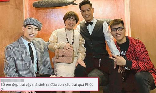 Đăng ảnh mừng sinh nhật phụ huynh, Đức Phúc bị mỉa mai: 'Bố em đẹp trai vậy mà sinh ra đứa con xấu quá Phúc ơi'