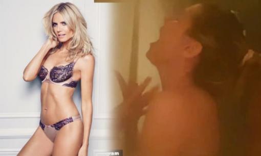 Cựu thiên thần Victoria's Secret Heidi Klum gây sốc khi khoe cảnh nhạy cảm với ông xã kém 16 tuổi