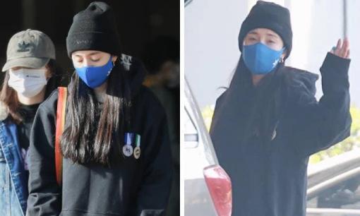 Dương Mịch lộ đôi mắt nặng trĩu, dáng vẻ mệt mỏi vì liên tục chạy show