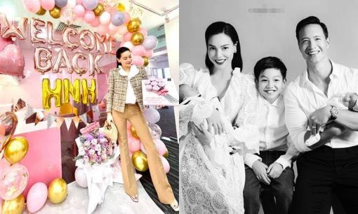 Hồ Ngọc Hà khoe khuôn mặt tươi tắn và lấy lại vóc dáng 'thần tốc' sau gần 1 tháng sinh hai nhóc tỳ