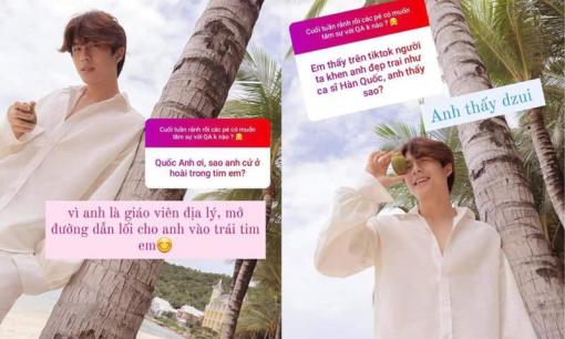 Giới trẻ phát sốt với 'siêu thính' của Quốc Anh: Đã đẹp trai lại nói lời mặn mà