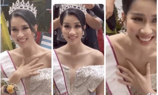 Á hậu 1 Phương Anh bị team qua đường 'tóm gọn' khoảnh khắc ngủ gục tại sự kiện, biểu cảm chữa ngượng chiếm spotlight