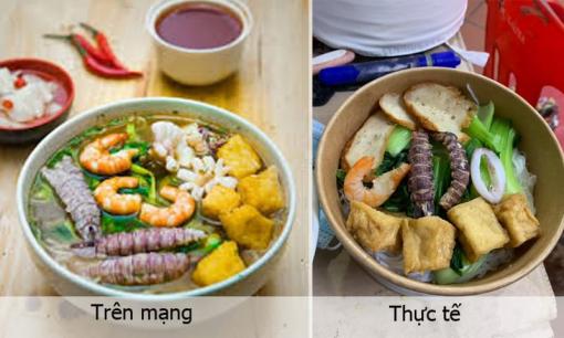 Order suất bún hải sản nhiều topping, cô gái ê chề nhận món ăn nhìn mà ức
