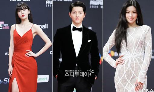 Thảm đỏ MAMA 2020: Song Joong Ki tái xuất sau vụ ly hôn 2000 tỷ, Sooyoung chiếm vị trí 'bà hoàng' 