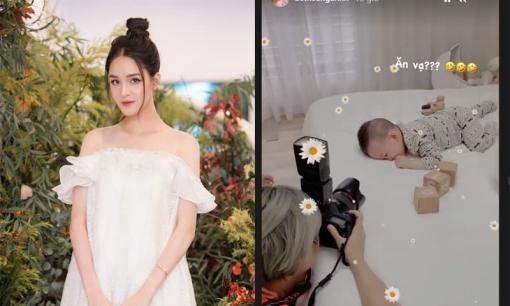 Á hậu Hoàng Anh lần đầu hé lộ hình ảnh con thứ hai