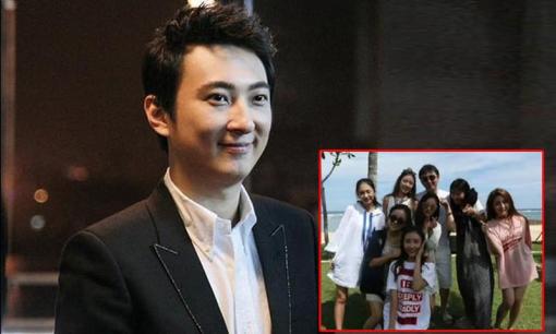 Thiếu gia tỷ đô Vương Tư Thông lại gây bão mạng khi khoe ảnh đi chơi cùng lúc với 7 người đẹp