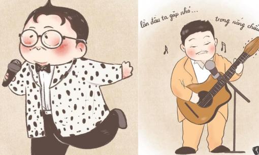 Bộ tranh vẽ lại từng vai diễn để đời của cố nghệ sĩ Chí Tài khiến dân mạng rưng rưng xúc động