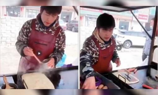 Chàng trai bán bánh nổi tiếng khắp mạng xã hội nhờ giống ca sĩ Châu Kiệt Luân