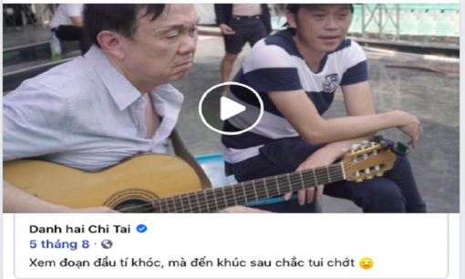 Đoạn clip 'Nếu một ngày không có Chí Tài' khiến nhiều người nghẹn ngào 