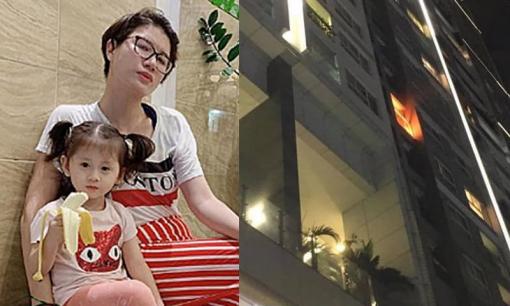 Trang Trần hoảng hốt khi chung cư báo cháy, con gái theo vú em tháo chạy thoát thân