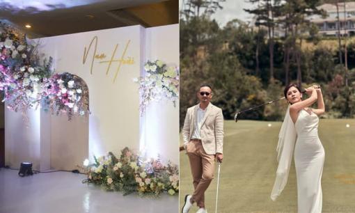 Hé lộ không gian hôn lễ của MC Thu Hoài và chồng doanh nhân 