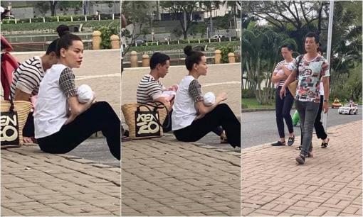 Hồ Ngọc Hà và Kim Lý ôm hai nhóc tỳ song sinh đi dạo phố, nhìn mà ghen tị quá!