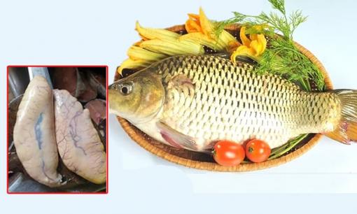 Hãy cẩn trọng nếu thấy thứ màu đỏ này trong trứng cá, cần loại bỏ ngay trước khi chế biến