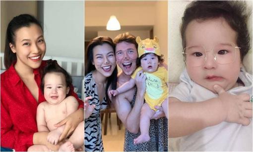 Nét đẹp lai Tây, bụ bẫm và kháu khỉnh của con trai Hoàng Oanh cùng chồng ngoại quốc