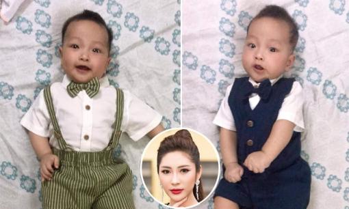Hé lộ ảnh bụ bẫm của cặp song sinh nhà Hoa hậu Đại dương Đặng Thu Thảo, giống nhau đến nỗi bố không nhận ra
