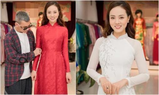 Bạn gái kém 15 tuổi của NSND Công Lý xinh đẹp đi thử áo dài cưới