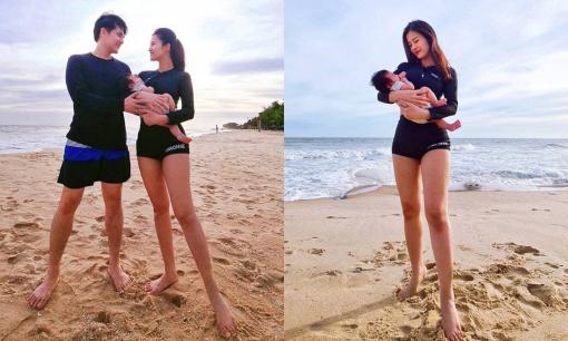 Con gái cưng hơn 2 tháng tuổi, Đông Nhi khoe dáng cực chuẩn và tiết lộ điểm giống nhau của hai mẹ con