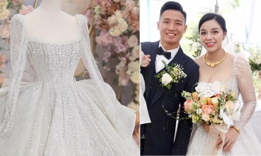 Vợ chồng Bùi Tiến Dũng bán thành công váy cưới với giá 52 triệu đồng để ủng hộ trẻ em nghèo