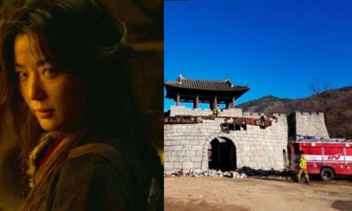 Phim trường bom tấn 'Kingdom' phần mới bất ngờ bốc cháy, phải huy động 9 xe cứu hỏa đến dập lửa