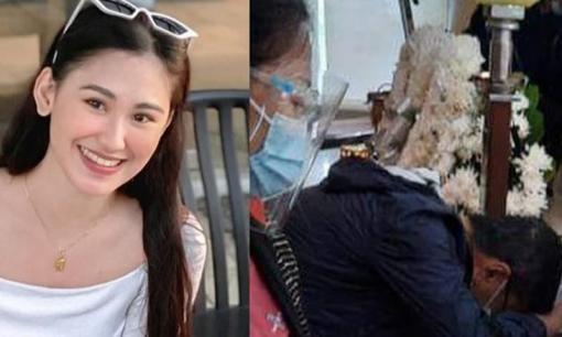 Xót xa hình ảnh gia đình và bạn bè khóc nghẹn trong đám tang Á hậu Philippines nghi bị cưỡng bức tập thể đến chết