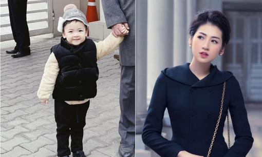 Con trai Á hậu Tú Anh đáng yêu ngày đầu đến trường, nơi theo học có mức học phí 'siêu khủng'?