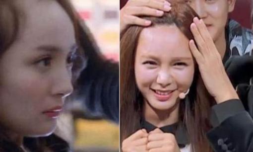 Sao nữ vén tóc mái để lộ mặt thật: chân tóc của Dương Mịch lệch hẳn ra sau, Thẩm Mộng Thần không thể nhận ra 