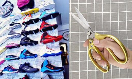 Bị cắm sừng, cô gái dùng kéo cắt luôn bộ sưu tập giày 100 triệu của bạn trai