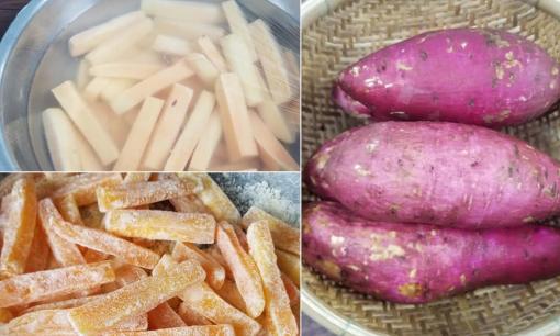 Hướng dẫn cách làm mứt khoai lang cực đơn giản cho ngày Tết 