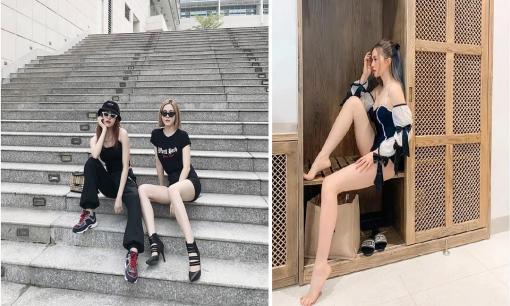 Vẻ xinh đẹp, nóng bỏng của cô chị gái giống Thiều Bảo Trâm nhất nhà