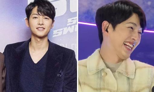 Hình ảnh đối lập của Song Joong Ki: Lúc thì phờ phạc, khi lại béo trắng, có cả nọng cằm